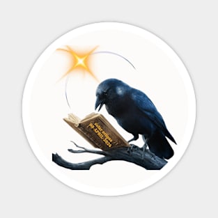 THE CROW READING SOLAR ECLIPSE Magnet